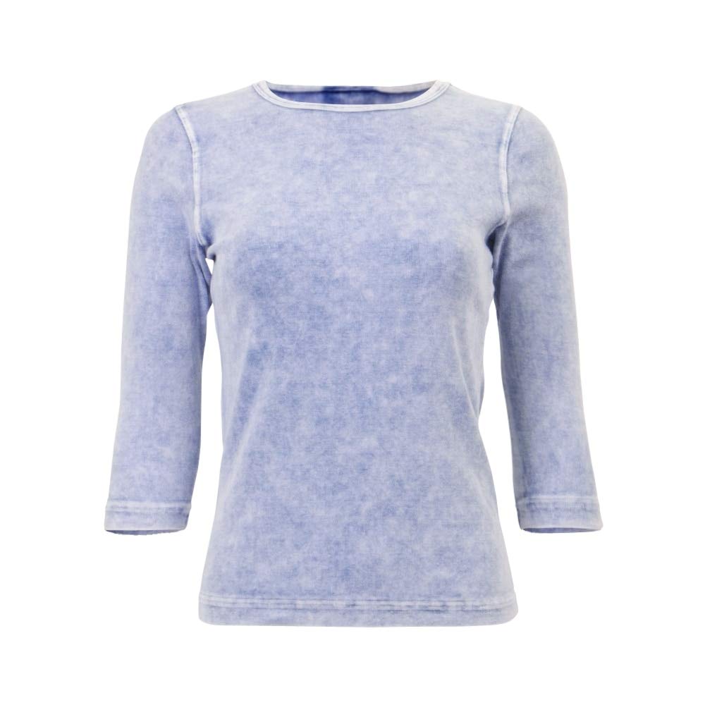 Forever Crew Neck Three Quarter Length Sleeve Cotton Top Style T-181