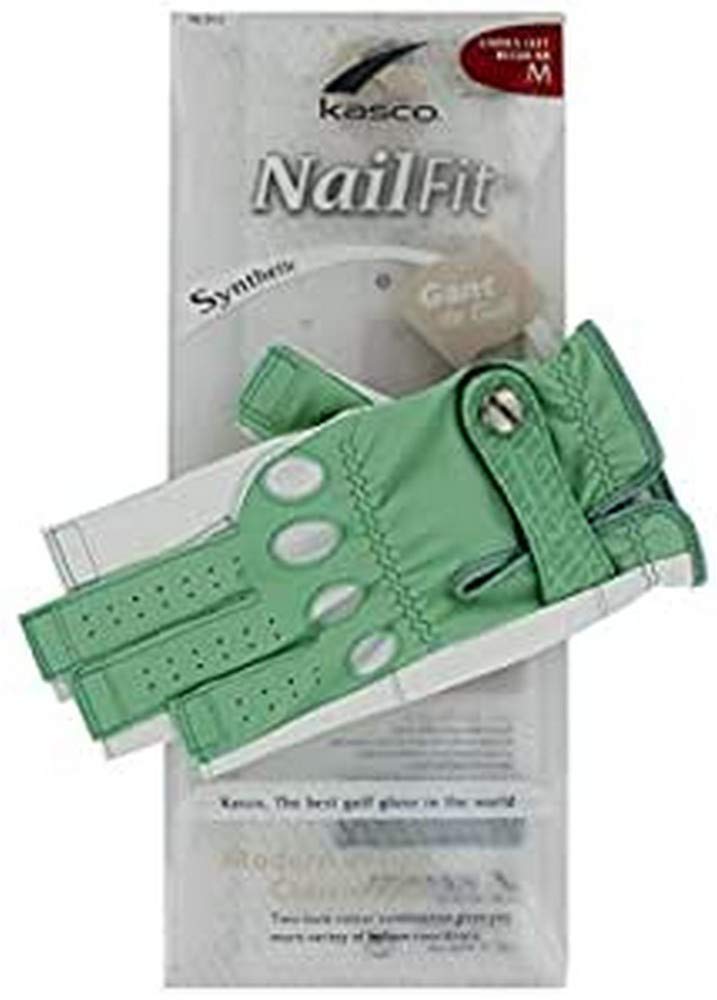 Kasco KASNV Women Nail Fit Pair Of Golf Gloves - Mint, XL