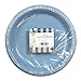 Light Blue Solid Color Plastic Premium Heavy Weight Dinner Plate (9