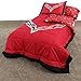 College Covers C7 Corvette Comforter, Twin, Red