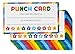 Juvale Rainbow Punch Card for Kids, Classroom Incentive Rewards (3.5 x 2 in, 60 Pack)