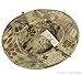 Boonie Hat Tactical Ripstop Headwear Bucket Hat with Map Pocket Chin Strap for Wargame Sports Hunting Fishing UV Protection Cap with Oversized Brim for Outdoor Military Hat with Brass Vents (MAD)
