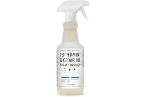 Kate's Home & Garden Peppermint Oil Spray for Bugs, Ants, Insects, Spiders, Roaches, Stink Bug. Pesticide and Insecticide Indoor Repellent Pest Control with Cedar Oil (32oz, Natural, Non Toxic)