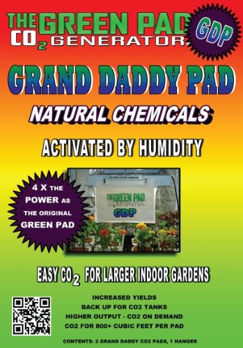 Green Pad Co2 Generator Grand Daddy Pad (GDP), 2 Pack