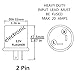 12V Heavy Duty 2 Pin LED Compatible Electronic Fixed Flasher Turn Signal Flasher Relay