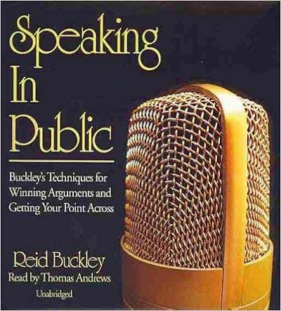 Reid Buckley Speaking in Public