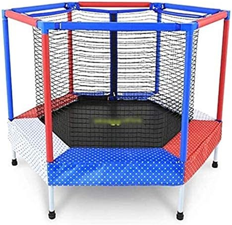 特大 オンライン限定商品 安全カバートランポリン 室内用トランポリン 屋外用トランポリン 静音 大型 遊具 家族の遊び場 Blue ミニトランポリン 屋内フィットネスリバウンダーセーフティネット春のトランポリン子供のスポーツバウンスベッド高弾性ジャンプ布折り畳み式