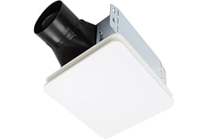 Broan-NuTone Bathroom Exhaust Fan Easy Retrofit without Attic Access, Quiet 1.5 Sones, Effective Ventilation at 80 CFM ENERGY STAR Certified Moisture and Odor Control