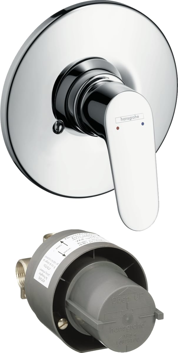 Hansgrohe 31966000 Shower Mixer Tap Focus Series E2, Silver