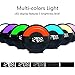 (2nd Gen) Dual Alarm Clock Radio with Bluetooth Speaker and USB Charger for Bedrooms, LED Bedside Clock with Multi-Color Night Light for Kids, Loud Alarm for Heavy Sleepers, Digital FM, Battery Backup