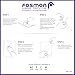 Fosmon Anti-Glare (Matte) Screen Protector Shield for Nokia Lumia 520 - 3 Pack