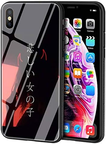 LBIAO 9H Tempered Glass iPhone 7/8 Cases, LB-95 Himiko Toga Boku No Hero Academia Anime Design Printing Shockproof Anti-Scratch Soft Silicone TPU Cover Phone Case for Apple iPhone 7/8