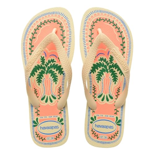 Chinelo Havaianas Top Summer Vibes Cor-Buttercream Tamanho 35-36