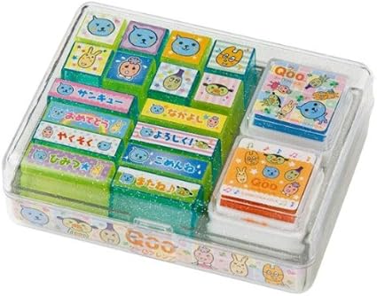 Amazon Qoo クー フレンズ スタンプセット ラベル用紙 文房具 オフィス用品