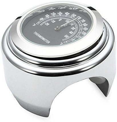 Bears 25mm Motorcycle Handlebar Thermometer Gauge For Harley ATV Boat