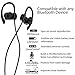 Phaiser BHS-950 Bluetooth Headphones Headset Sport Earphones with Mic - Wireless Earbuds for Running, Blue-Black