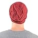 Z&s Mens Slouchy Beanie Long Cap Winter Knit Skullcap Red B0724