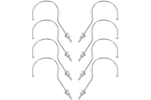 Sewroro 8Pcs Metal Mannequin Body Display Hooks Sturdy S Hangers for Home, Shop Retail Display Racks