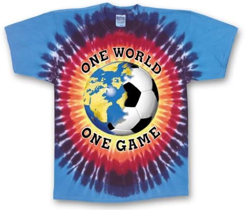 Tie Dyed Sunburst Soccer T-Shirt-adult-med