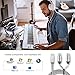 Midi Cable to Usb, Zipper Design Midi Interface for Keyboard with Double-layer Circuit Board,Fever Grade Copper Wire, the Latest Chip,TPE Material(5.6ft)