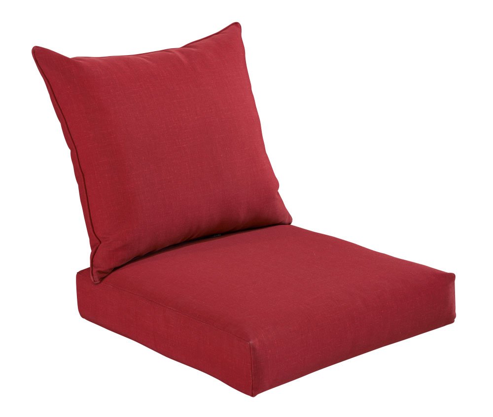 Bossima Indoor/Outdoor Rust Red Deep Seat Chair Cushion ...