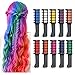 BALHVIT Hair Color Chalk Comb Set, [10 Bright Colors] Washable Hair Chalk for Girls Gifts, Popular Chalks on Birthday Cosplay Halloween Party, Non-Toxic Temporary Hair Chalk Pens Safe for Kids, Teen