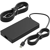 PowerPortnerLink Slim 300W Charger Fit for Lenovo Legion Gaming Laptop | Legion 5 7 9i 5i 7i 16IRX8 16ARX8H 16IAH7H 16IRX9 16IAX10H 16ITHg6 16ACHg6 16IAX7 R9000 Y9000 ThinkPad R7000P AC Adapter