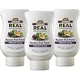 Reàl Infused Exotics Passion Fruit Syrup, 16.9 fl oz, 3 Pack | Tangy Tropical Zest, Ideal for Cocktails, Mocktails, Sauces, D