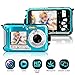 Waterproof Camera Full HD 1080P Underwater Camera 24 MP Video Recorder Selfie Dual Screen DV Recording 16X Digital Zoom Waterproof Digital Camera for Snorkeling