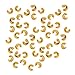 UnCommon Artistry Bright Gold Tone Crimp Bead Covers 3mm (144)