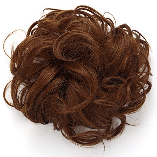 Onedor synthetic clip on/in messy hair bun extension ch…