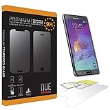 Samsung Note 4/ S5/ S4 - Nue Design Cases TM 9h Hardness Premium Tempered Glass Screen Protector Real Explosion-Proof/Anti-Scratch/Anti-Shatter/Oleophobic Coating/Ultra Clear [1-Pack] (Samsung Galaxy NOTE 4 IV)