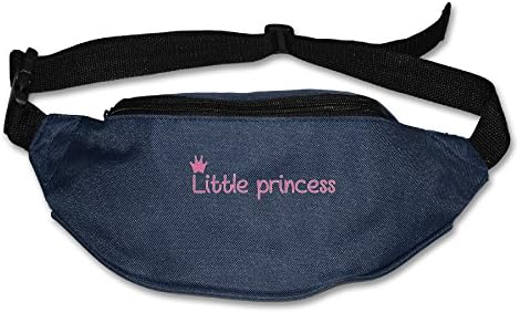 RexStrachey PRINCESS Mens&amp;Womens Funny Waist Pack For Running And Cycling-Lightweight For Travel Waist Bag Navy