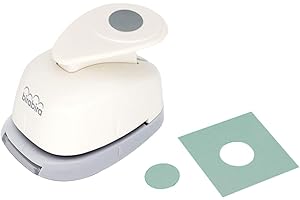 BIRABIRA Bira 3/4 inch, 0.75 inch Lever Action Craft Punch for Paper Crafting Scrapbooking Cards Arts (3/4 inch Circle), Color may Vary