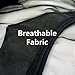Standard Horse Size Fly Mask with Long Nose Black and Hair Opening - Good Vision Soft and Breathable, All Around Barn, Stable, Pasture, Trail Riding Fly and Sun Protection Fly Masks (Horse Size)