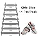 HOMAR No Tie Shoelaces for Kids and Adults - Best in Sports Fan Shoelaces - Waterproof Silicone Flat Elastic Athletic Running Shoe Laces with Multicolor for Sneaker Boots Board Shoes and Casual Shoes