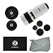 Camera Lens Kit for iPhone 6 PLUS / 6S PLUS including an 8x Telephoto Lens / Fisheye Lens / 2in1 Macro and Wide Angle Lens / Tripod / Phone Holder / Hard Case / Velvet Bag / Cleaning Cloth
