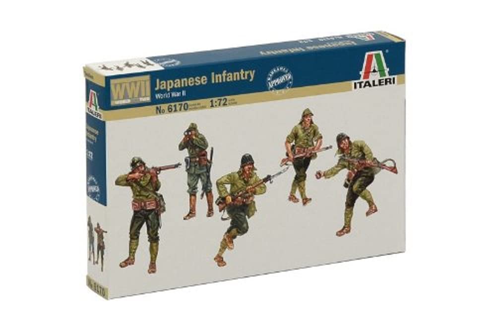 Italeri 1:72 - WWII Japanase Infantry, Brown