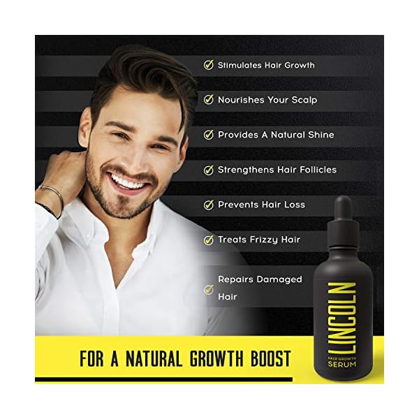 LINCOLN-Biotin-Hair-Growth-Serum-For-Men-Biotin-Hair-Serum-For-Hair-Loss-Thin-Hair-Treatment-Enriched-With-Hair-Vitamins-for-Growth-and-Hair-Loss-Natural-Hair-Loss-Treatment-For-Men-50-ml LINCOLN Biotin Hair Growth Serum - Hair Oil & Hair Serum, Providing Optimum Hair Care & Hair Growth Vitamins - Hair…