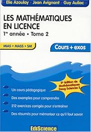 Les  mathématiques en licence, 1re année