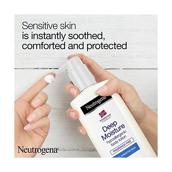 Neutrogena Norwegian Formula Deep Moisture Body Lotion Dry and Sensitive Skin, 400ml