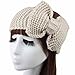 HP95(TM)2015 Fashion Women Winter Crochet Headband Bow Knit Headwrap Ear Warmer (B)