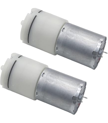 DC 3V-6V 370 Air Pump For Aquarium - Low Noise, Quiet Operation For Small Fish Tanks (1-5 Gallon)