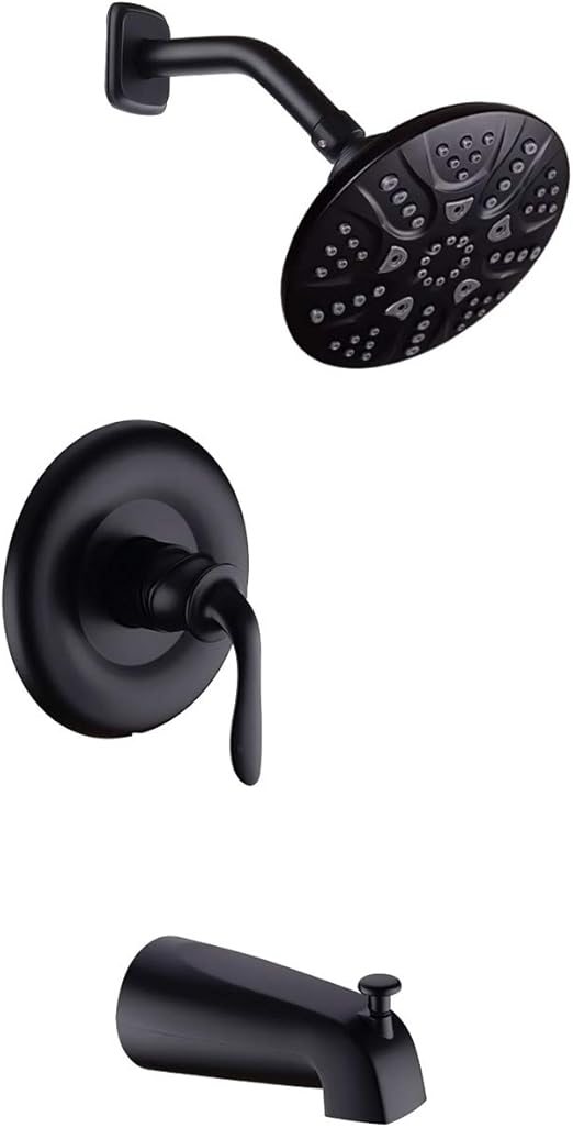 TRUSTMI Tub Shower Faucet Trim Kit with Pressure Balance Brass Roughin