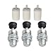 Hipa (Pack of 3 Cylinder Decompression Valve with Fuel Filter for Huqvarna 50 51 55 272 340 345 346 350 353 357 359 365 372 385 390 395 Gas Chainsaw primary