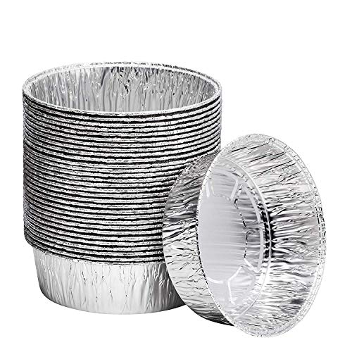 8-Inch Aluminum Dutch Oven Liner Pans (20 Count) Cake Pan and Extra Deep Aluminum Foil Pans for Baking and Camping - Thumbnail 7
