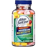 Alka-Seltzer Relief Chews Heartburn Assorted Fruit Treatment, 90 Count