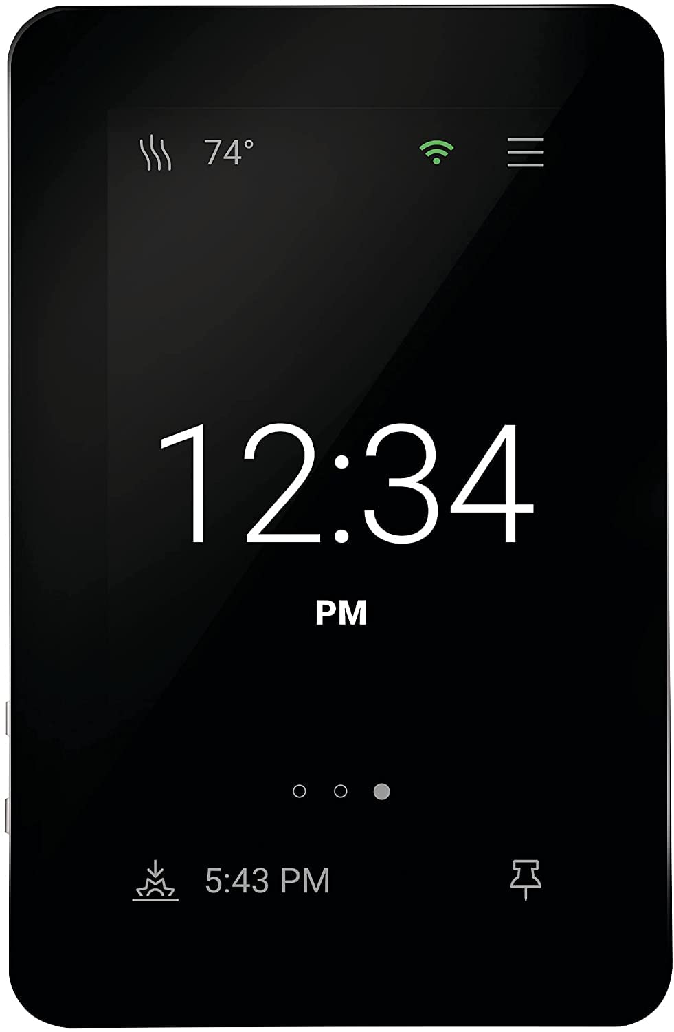 SunTouch SunStat ConnectPlus Touchscreen Programmable Smart Voice-Activated Wi-Fi Thermostat for Electric Floor Heating Systems, 4.3" Screen, Floor and Air Sensing Control, Remote Access - View 4