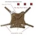 yisibo Comfortable Molle Tactical Dog Harness Military K9 Working Water-Resistant Hiking Dog Vest with Handle,Large (27.5