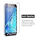 TANTEK [2-Pack Screen Protector for Samsung Galaxy J3 (2016) / Galaxy Amp Prime,Tempered Glass Film,Ultra Clear,Anti Scratch,Bubble Free,Case Friendly